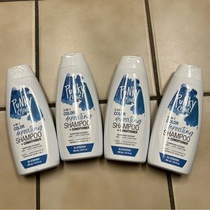 NEW Punky Colour Depositing Shampoo and Conditioner Bluemania Bundle